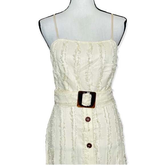 Anthropologie Moon River Boho button through midi dress with buckle Size… - Picture 8 of 13